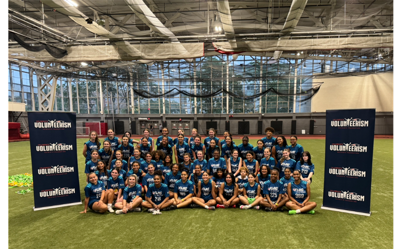 NEW ENGLAND PATRIOTS TOP 100 FEMALE FLAG FOOTBALL PLAYERS